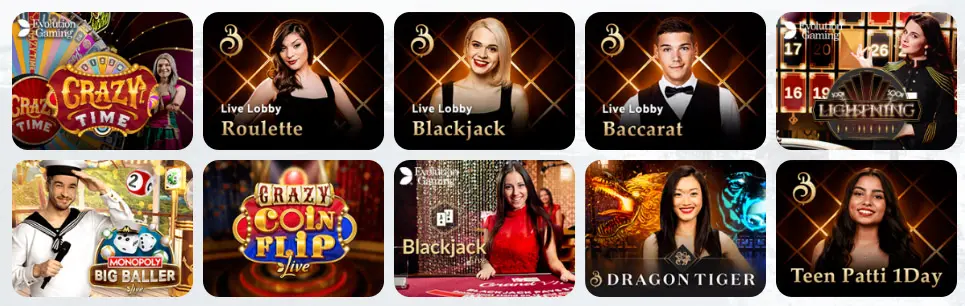 Jeux de casino en direct EUROPE FORTUNE CASINO
