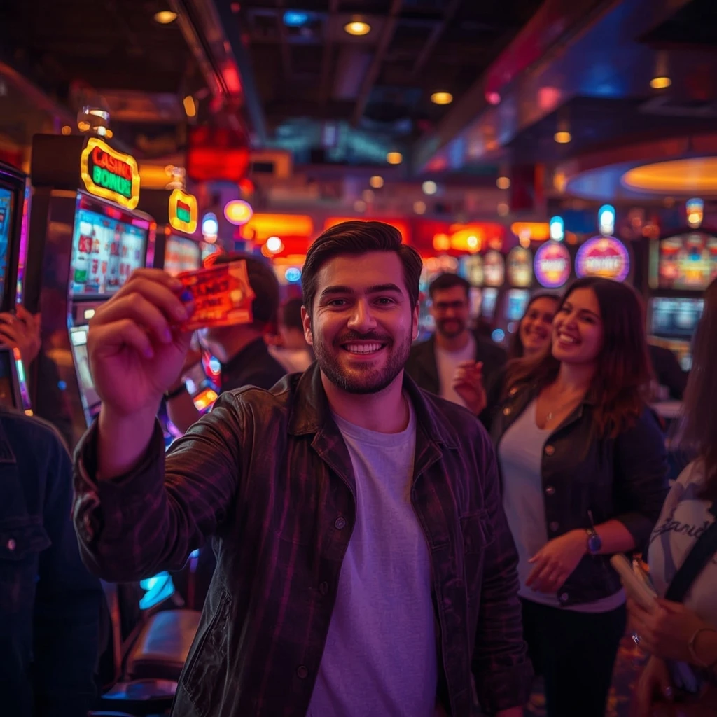 une personne avec un bonus EUROPE FORTUNE CASINO