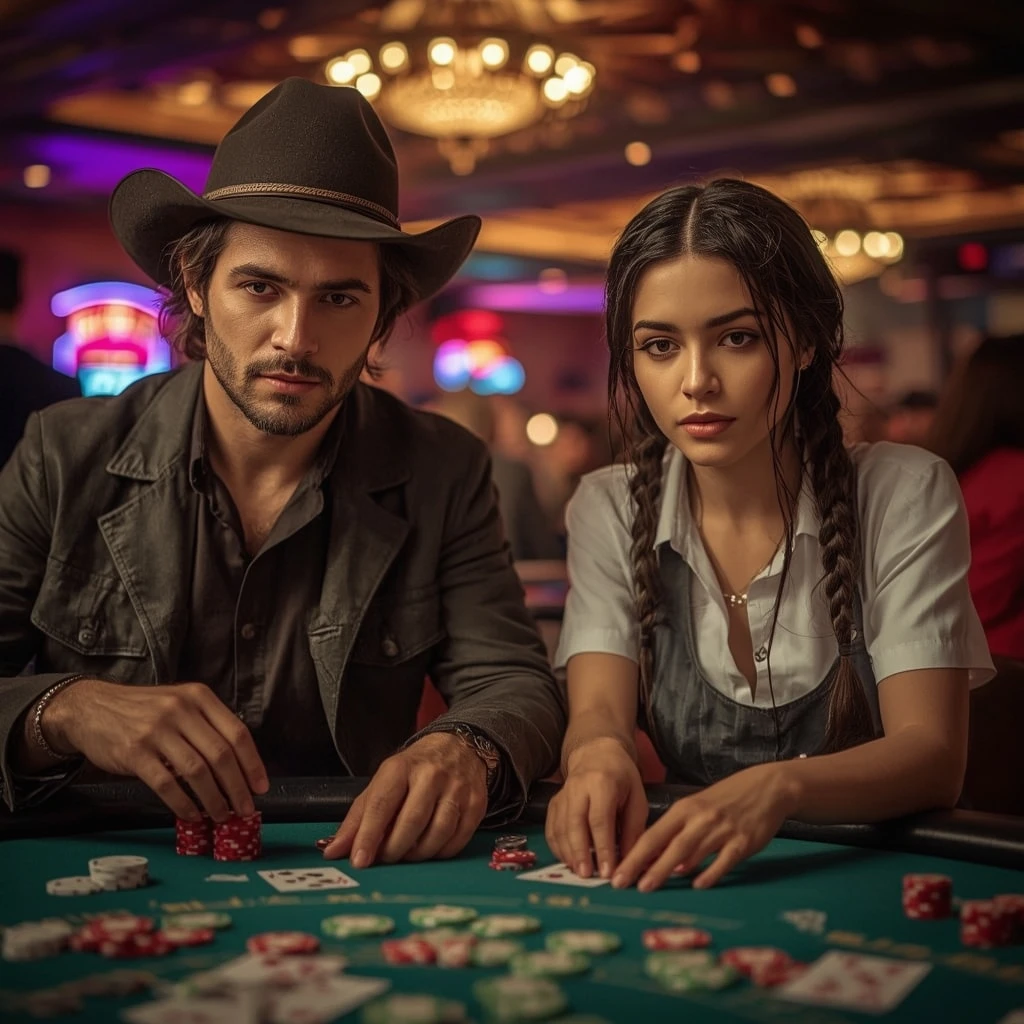 photo de deux joueurs de poker Europe Fortune Casino
